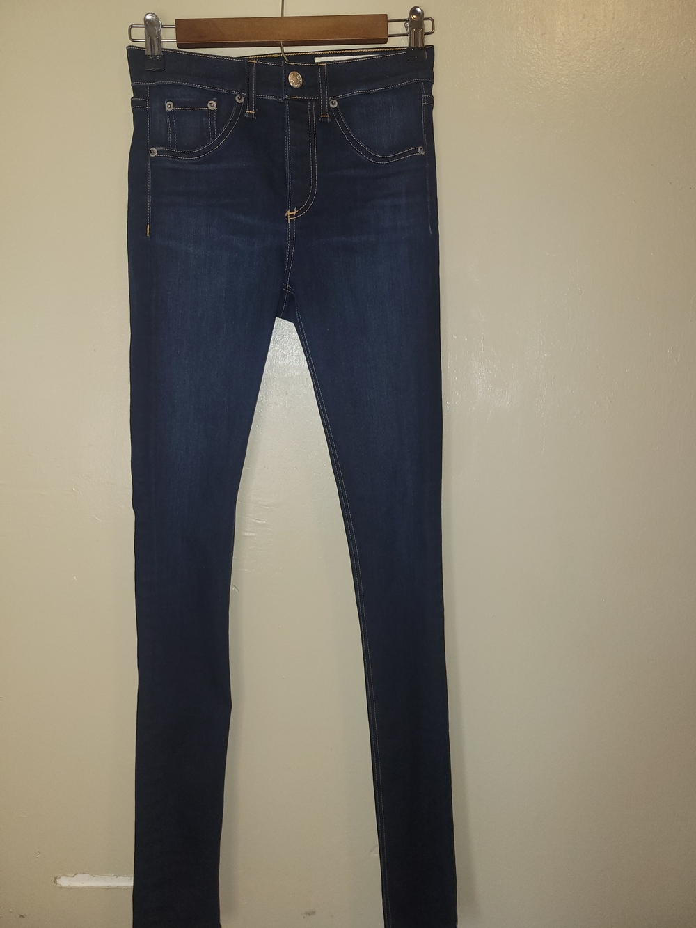 rag & bone Dark Indigo Skinny Jeans